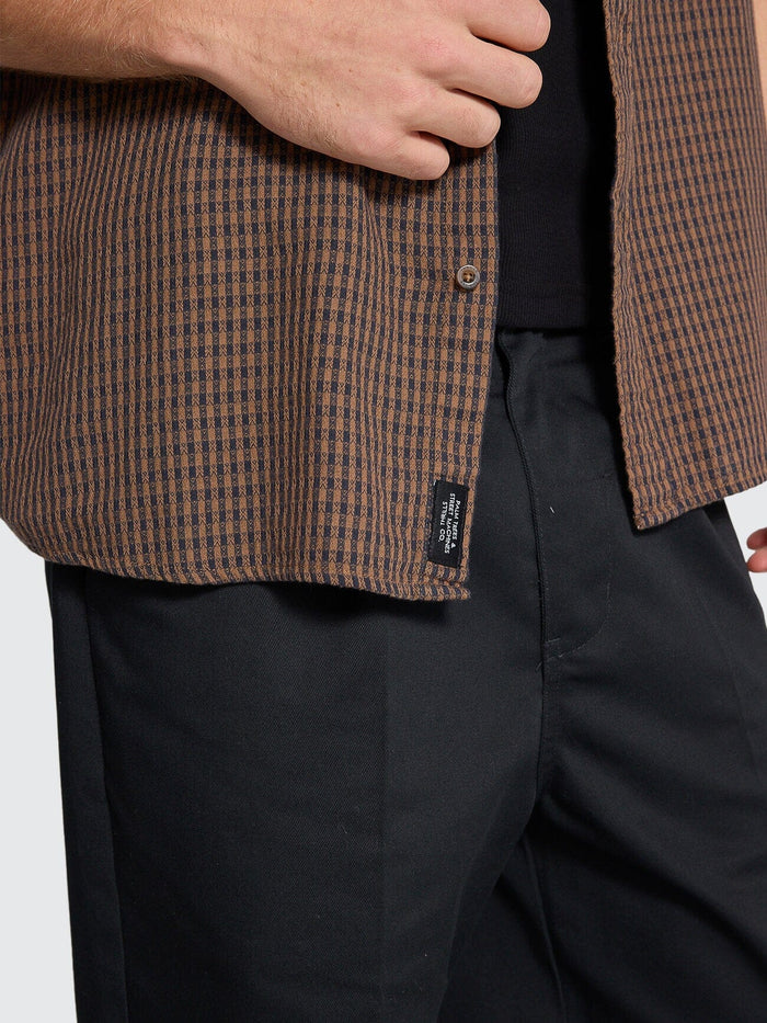 Ever Short Sleeve Shirt - Trader Brown XS