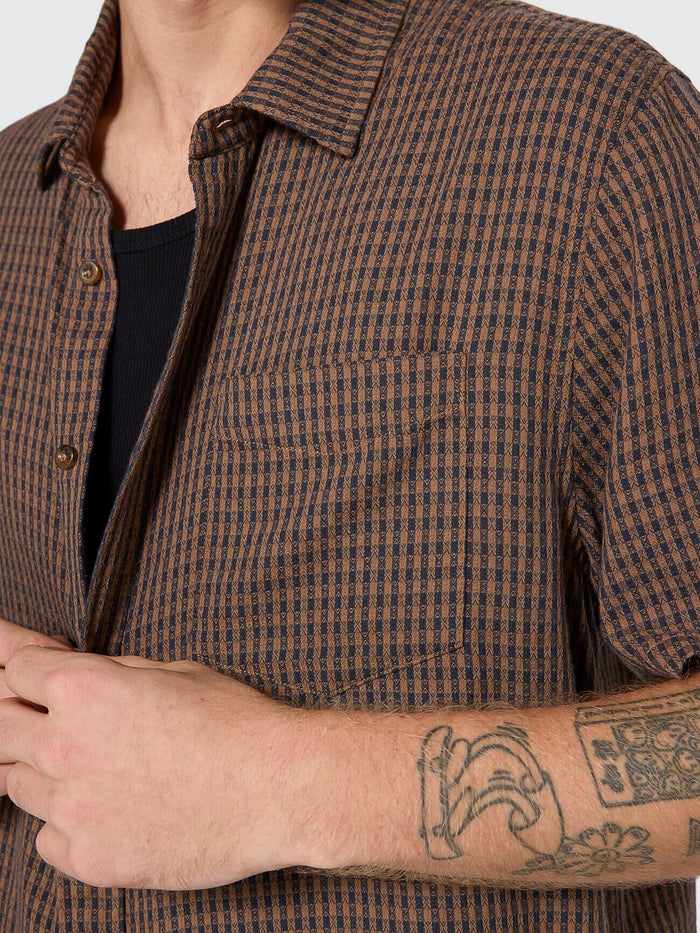Ever Short Sleeve Shirt - Trader Brown XS