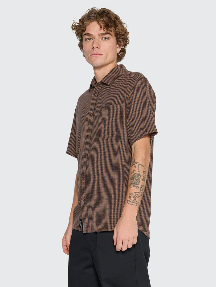 Ever Short Sleeve Shirt - Trader Brown XS