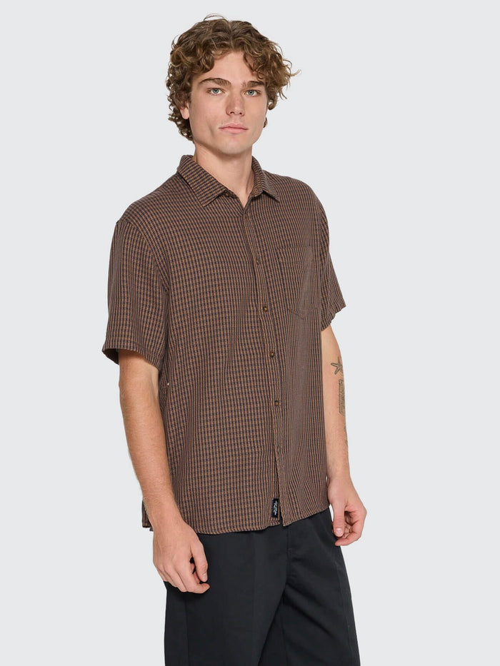 Ever Short Sleeve Shirt - Trader Brown XS