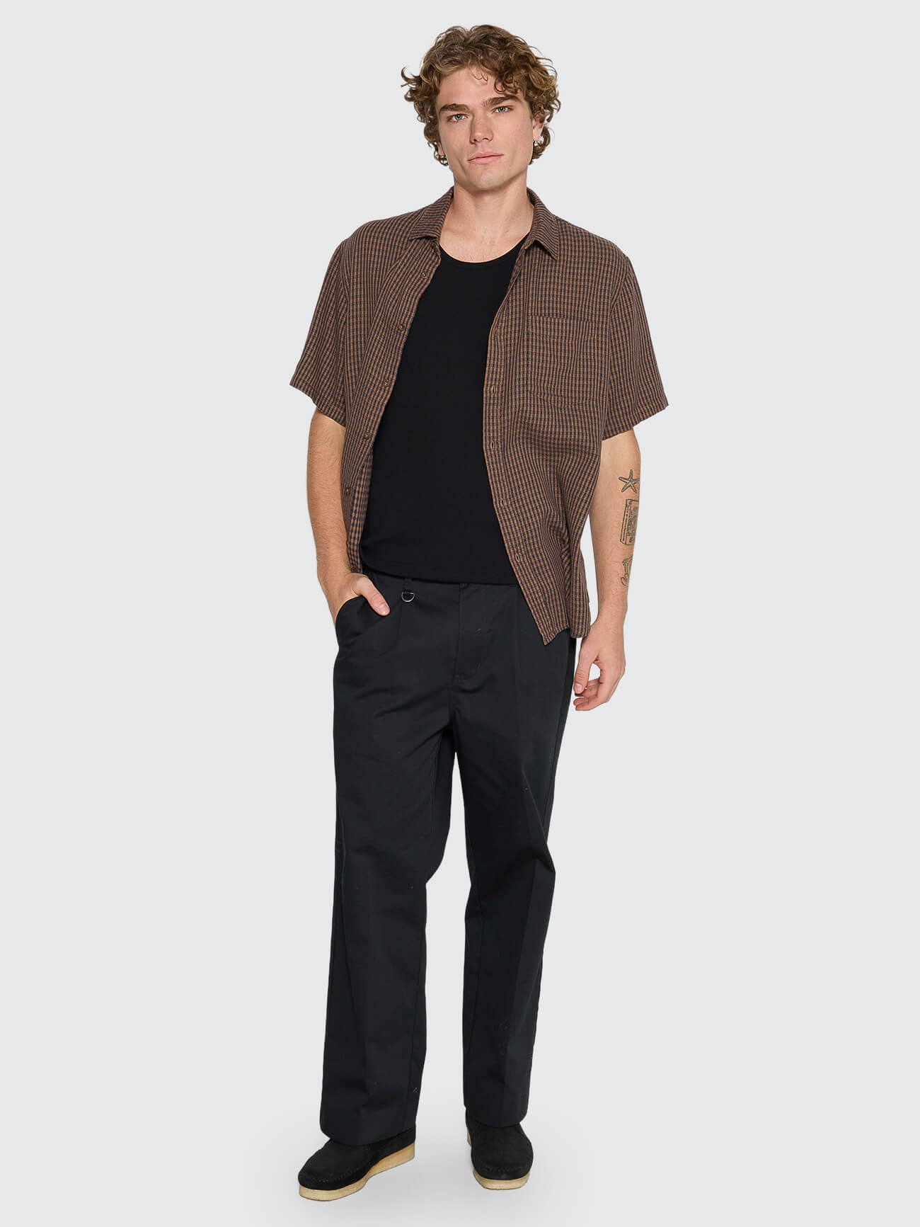 Ever Short Sleeve Shirt - Trader Brown XS