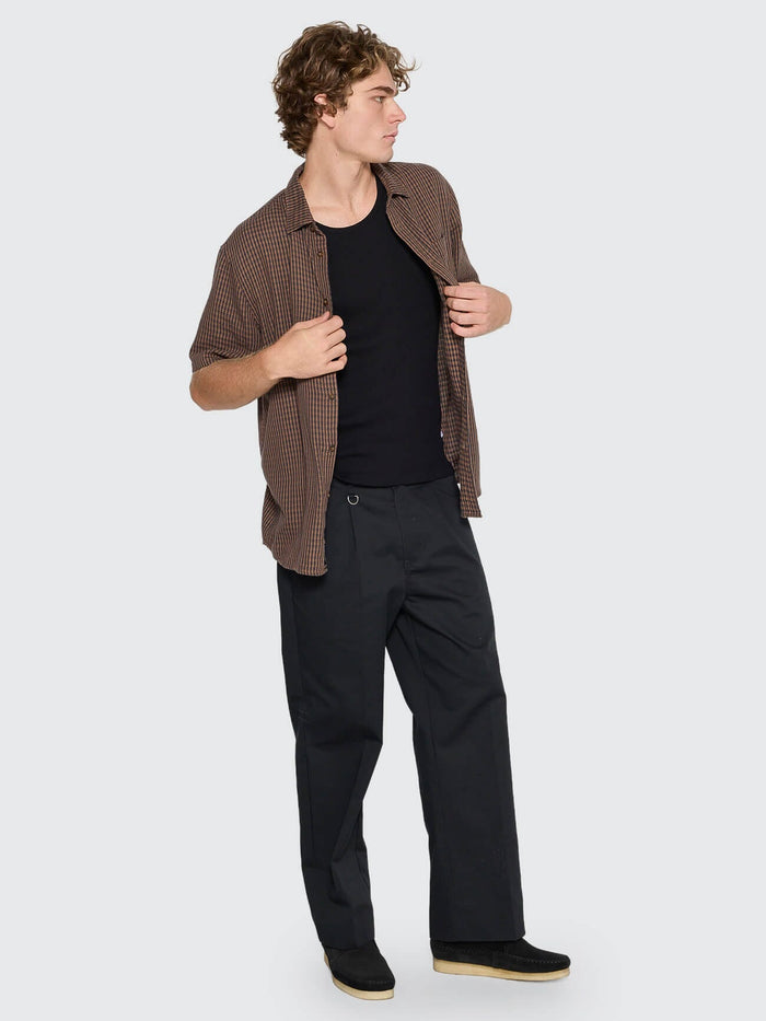 Ever Short Sleeve Shirt - Trader Brown XS