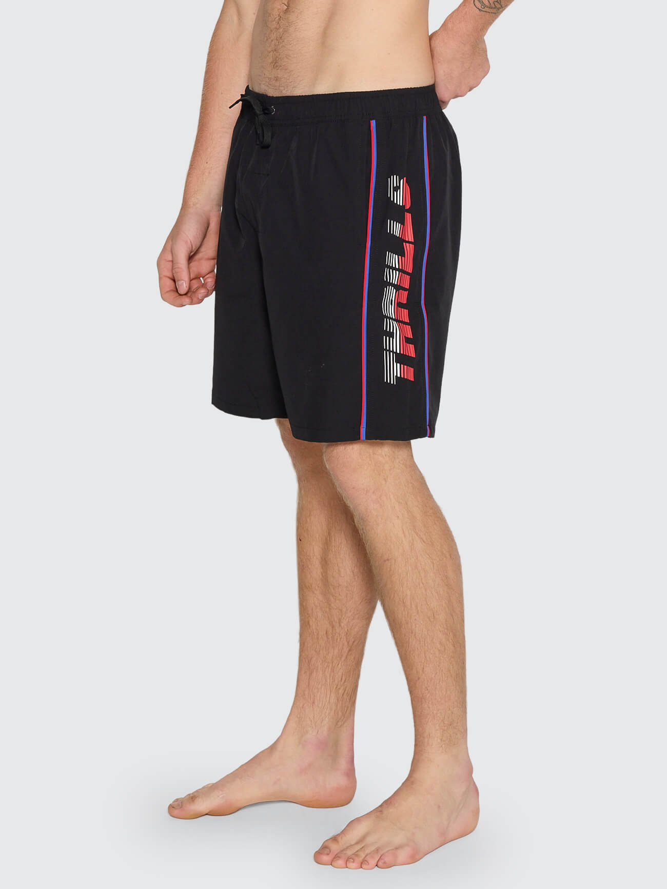 Anarchy In Paradise Elastic Waist Boardshort - Black 26