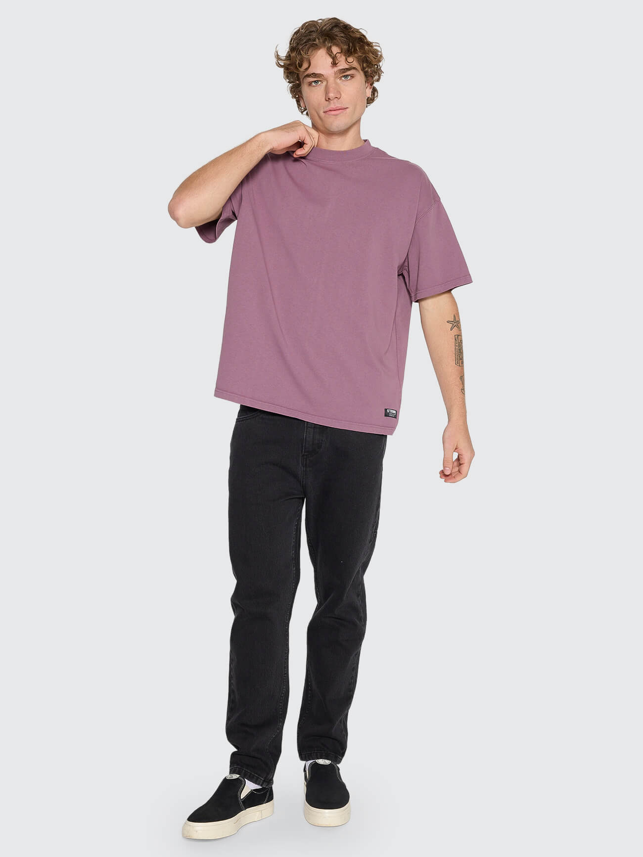 Unchopped Denim Jean - Aged Black 26