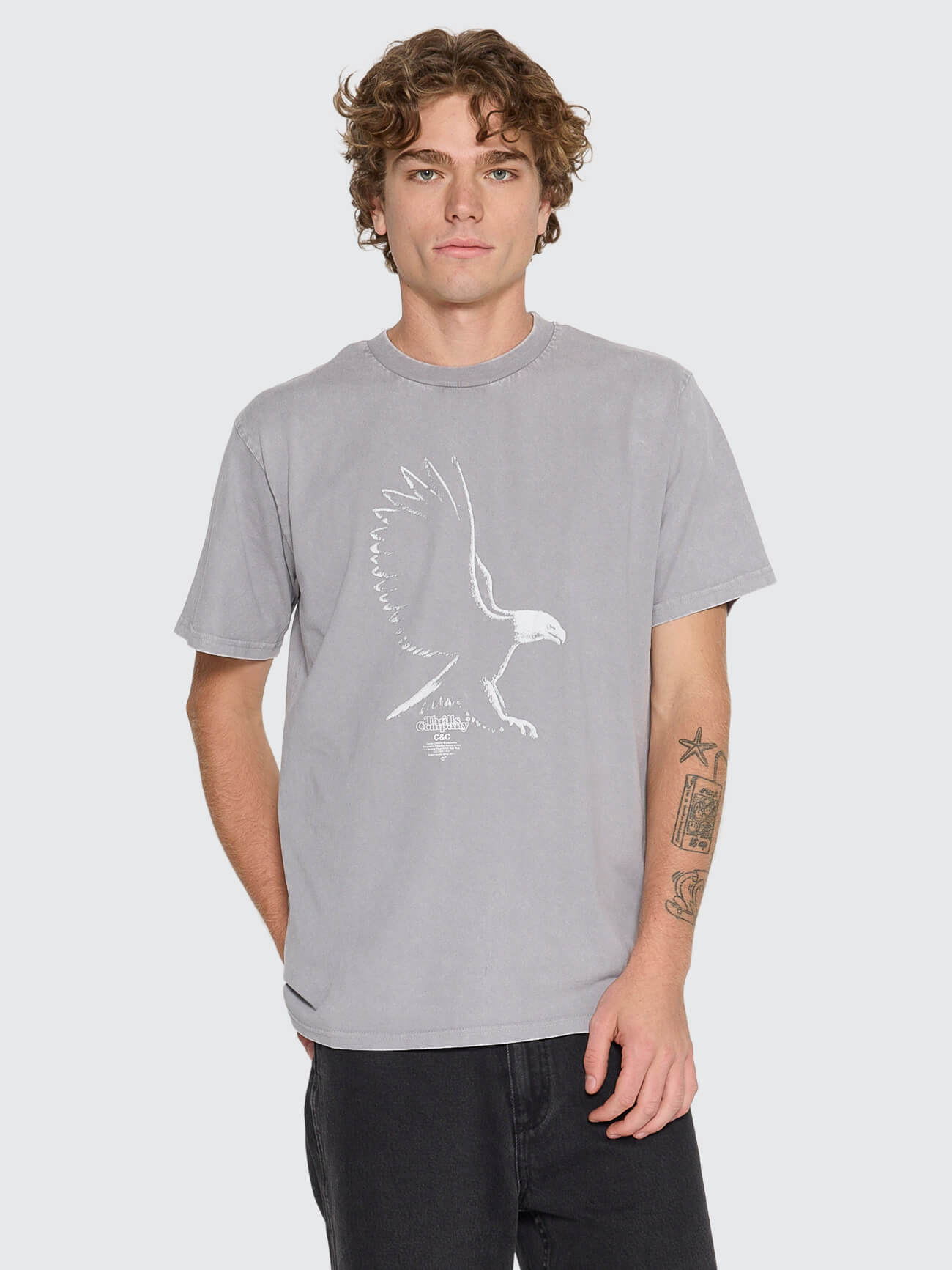Speed Metal Merch Fit Tee - Marble Grey