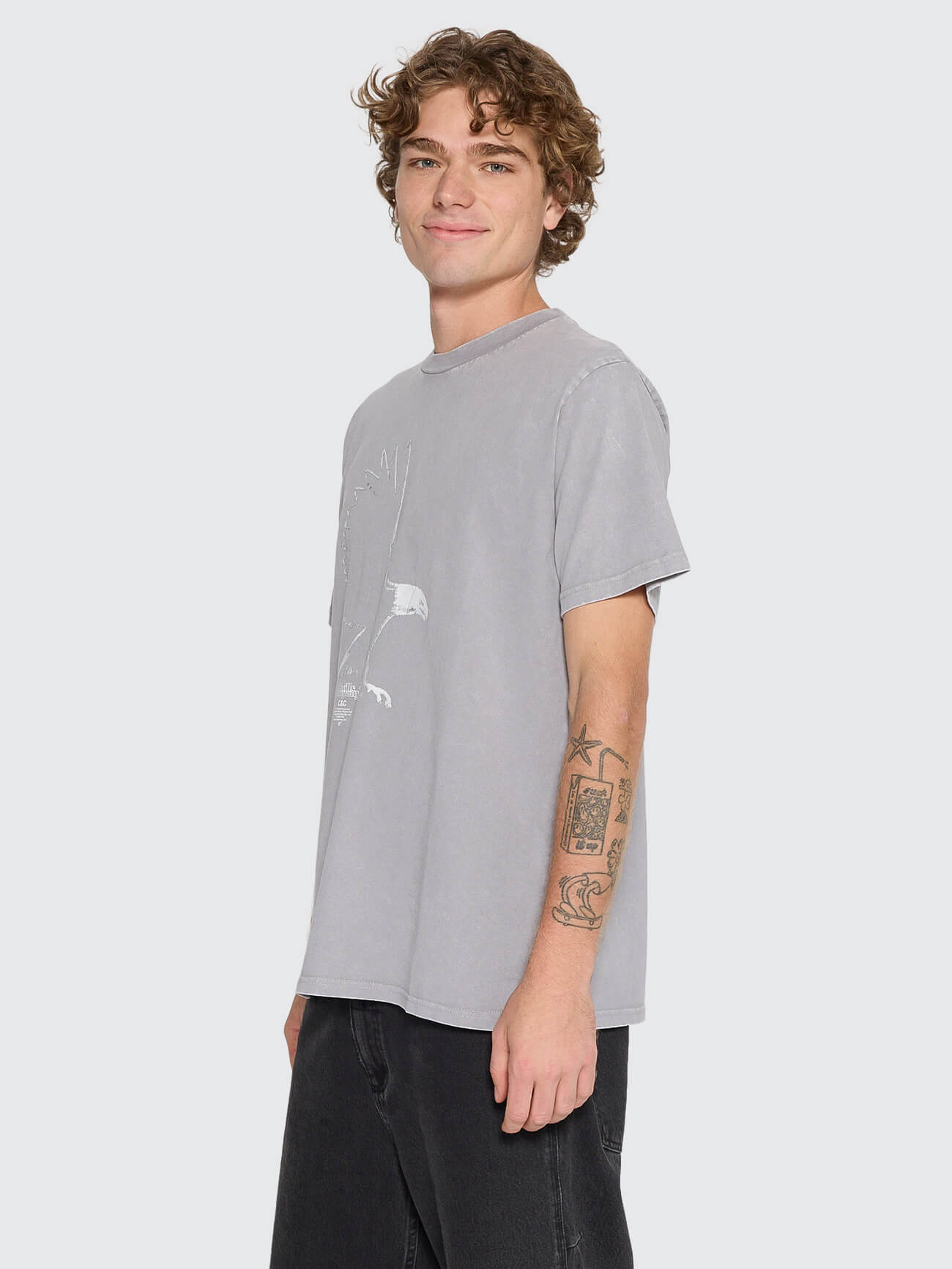 Speed Metal Merch Fit Tee - Marble Grey