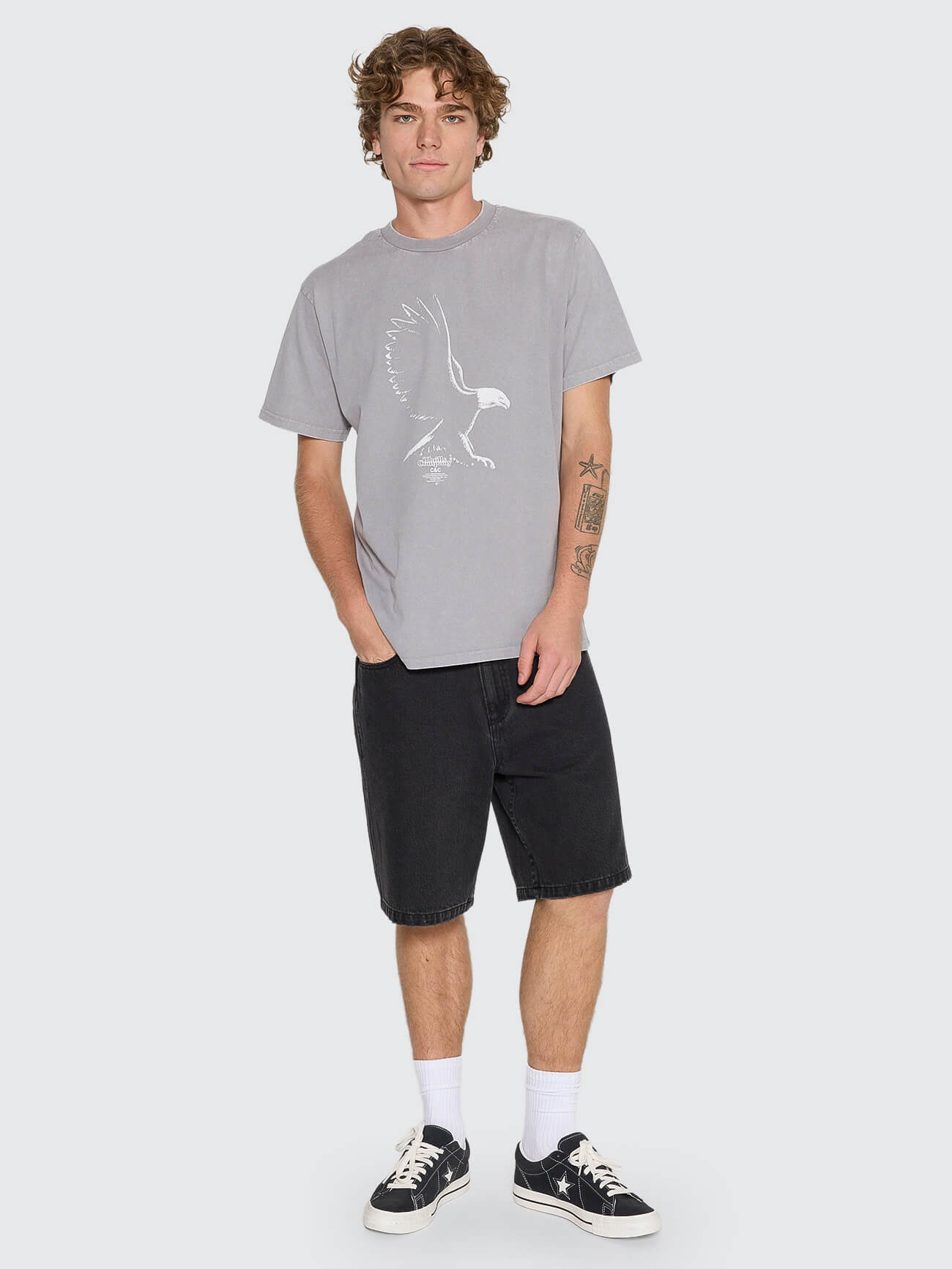 Speed Metal Merch Fit Tee - Marble Grey