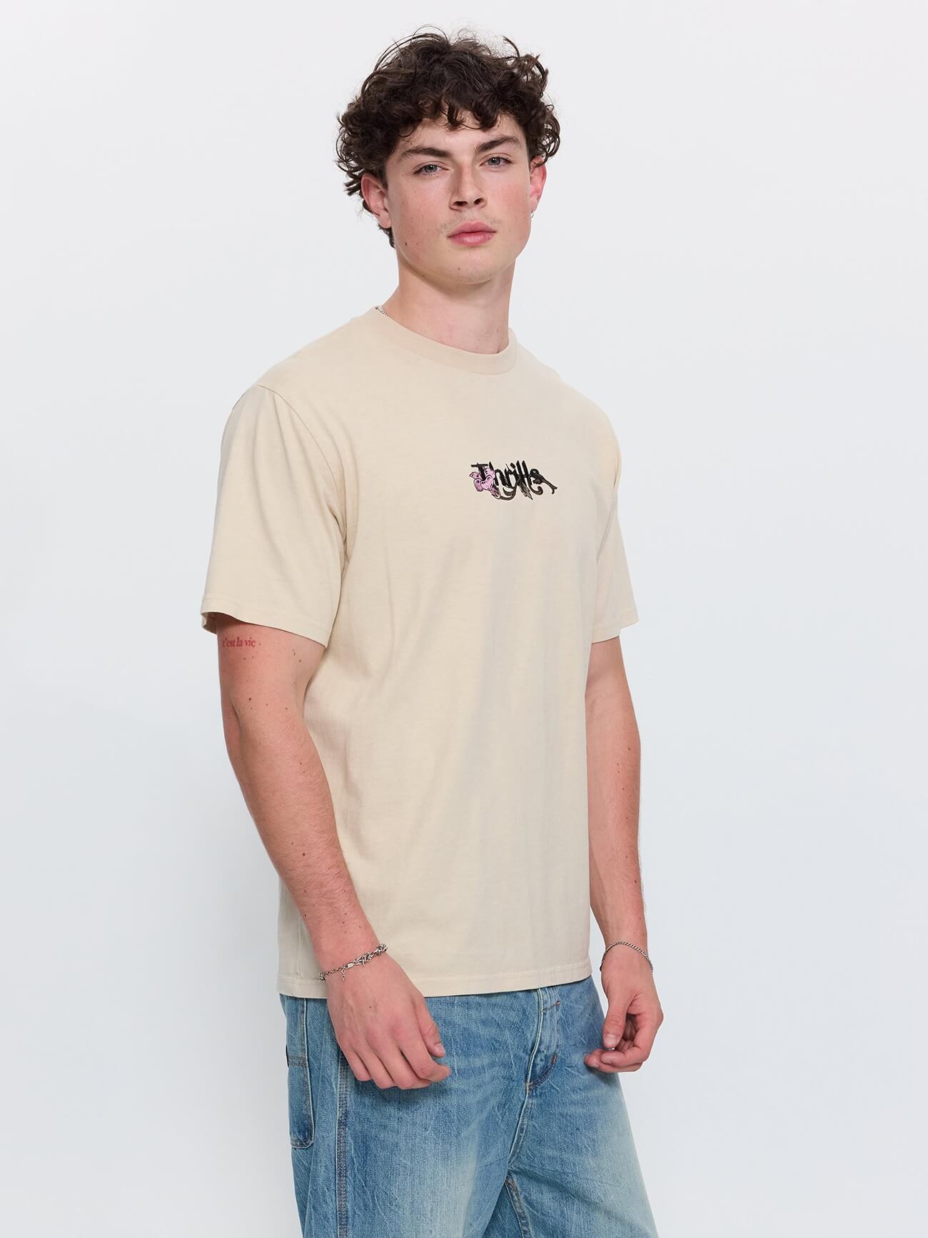 Natures Takeover Merch Fit Tee - Oatmeal XS