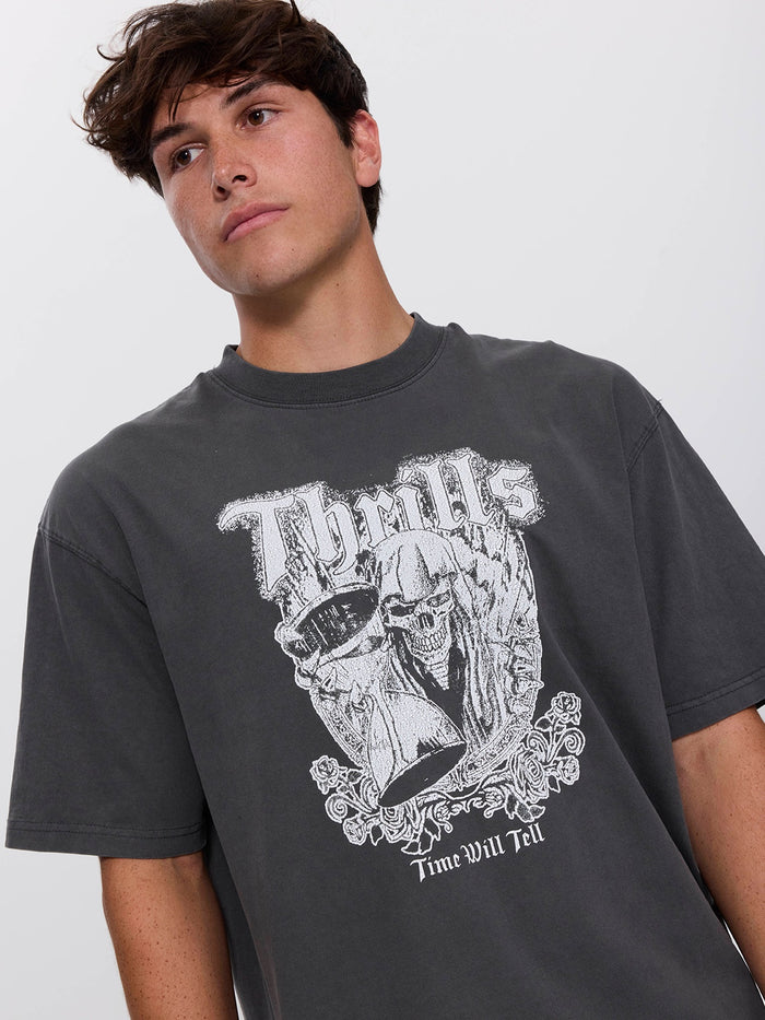 Times Been Told Box Crop Tee - Merch Black XS