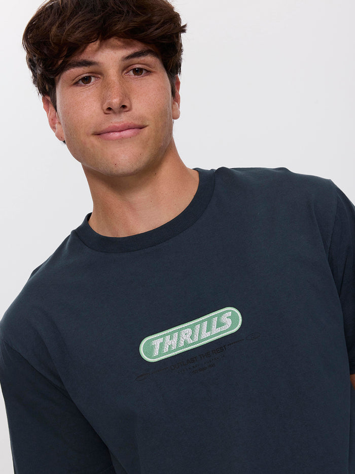 Built To Win Merch Fit Tee - Petrol XS