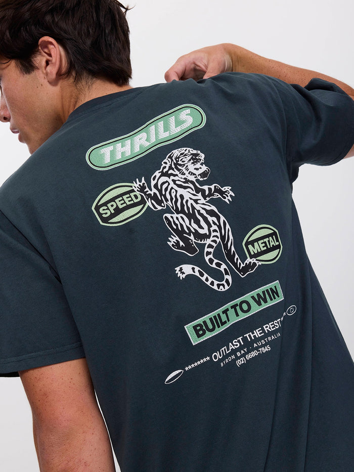 Built To Win Merch Fit Tee - Petrol XS
