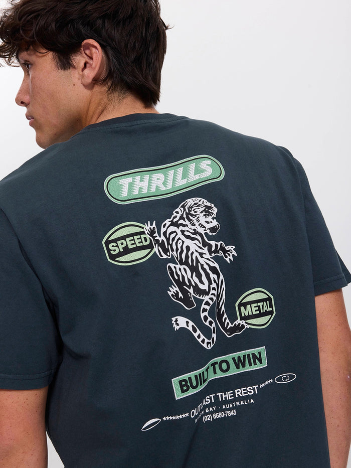 Built To Win Merch Fit Tee - Petrol XS