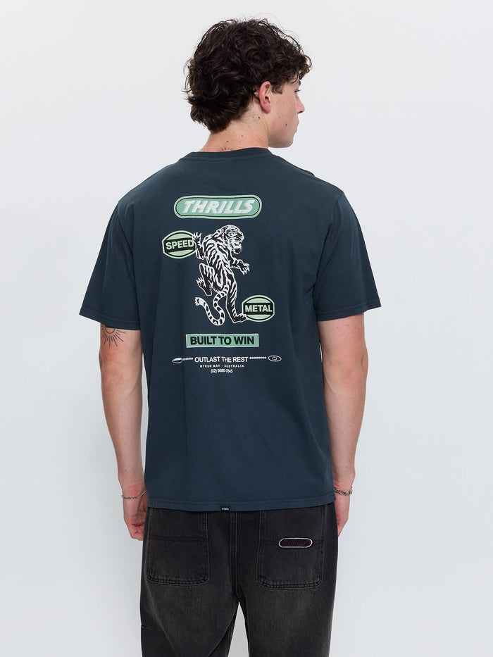 Built To Win Merch Fit Tee - Petrol XS