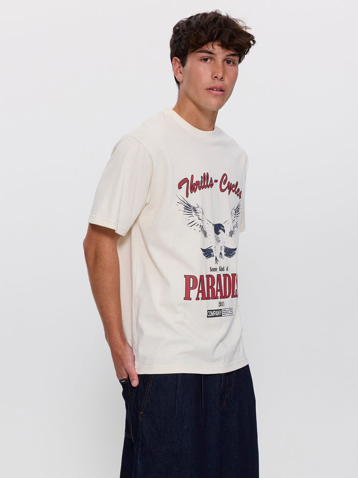 Get the Horns Merch Fit Tee - Heritage White XS
