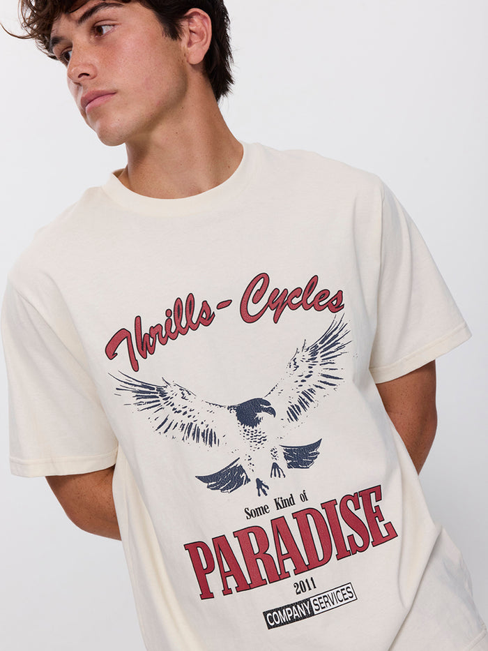 Get the Horns Merch Fit Tee - Heritage White XS