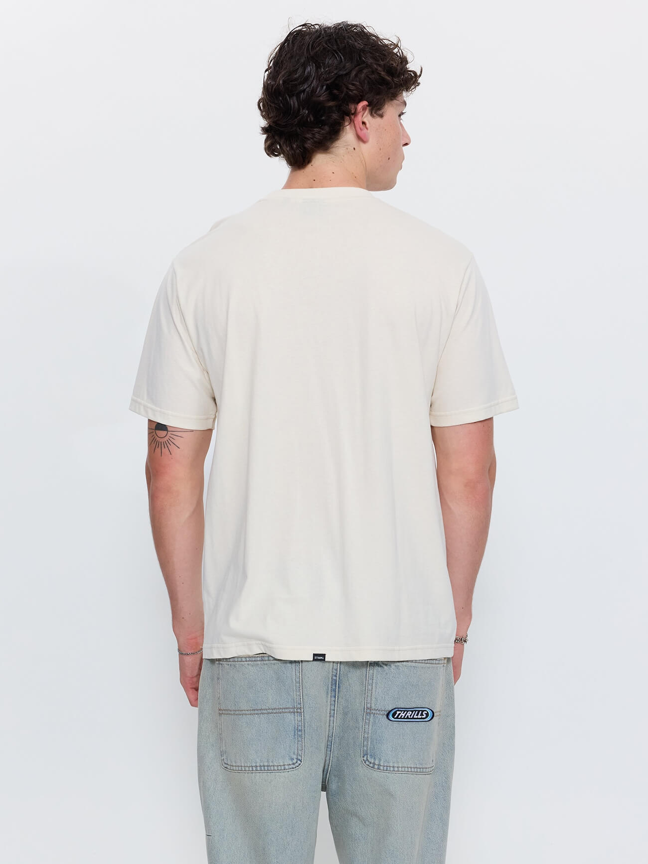 Get the Horns Merch Fit Tee - Heritage White XS