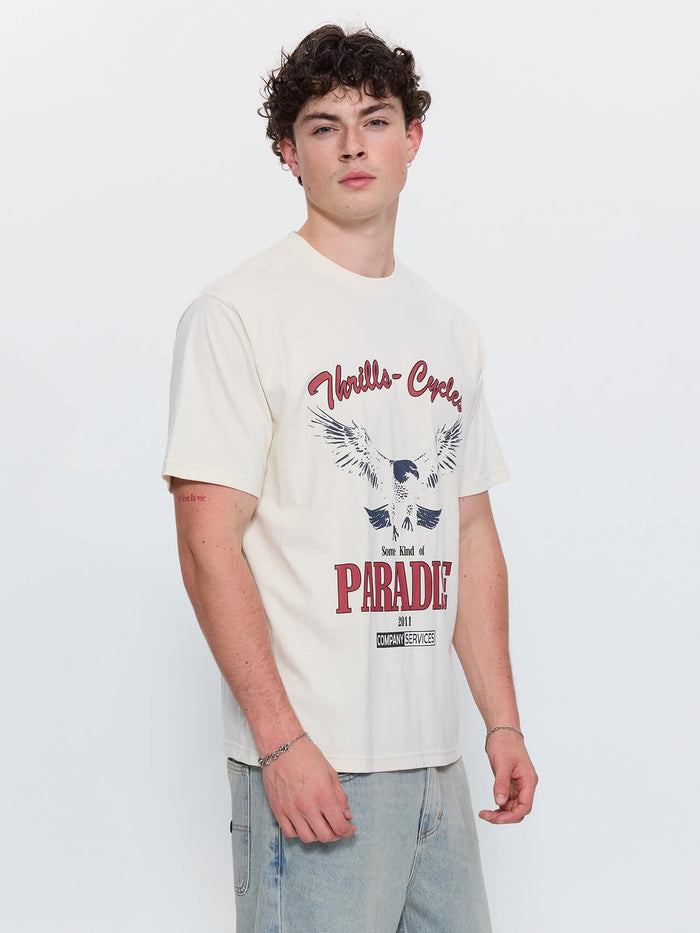 Get the Horns Merch Fit Tee - Heritage White XS