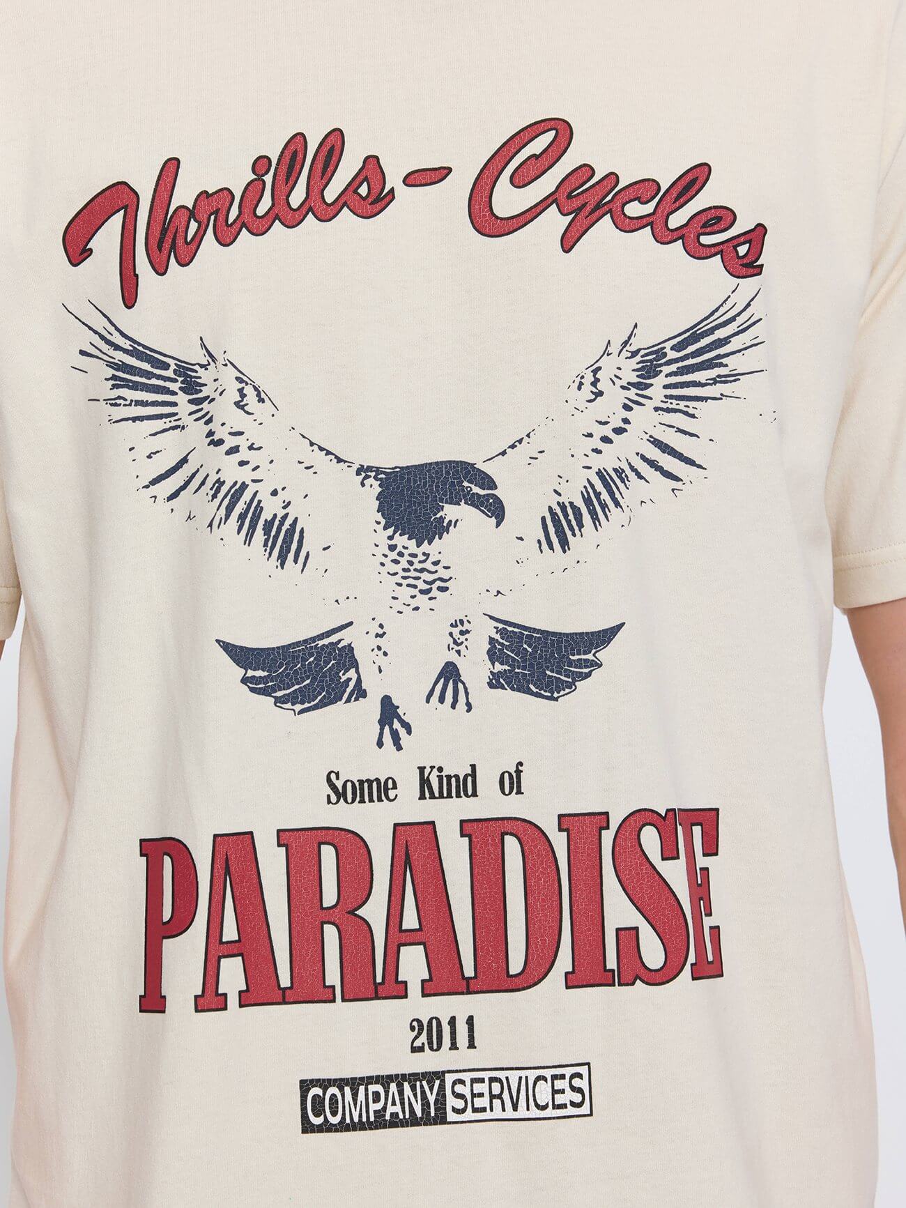 Get the Horns Merch Fit Tee - Heritage White XS