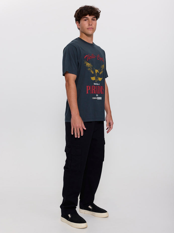 Get the Horns Merch Fit Tee - Petrol XS