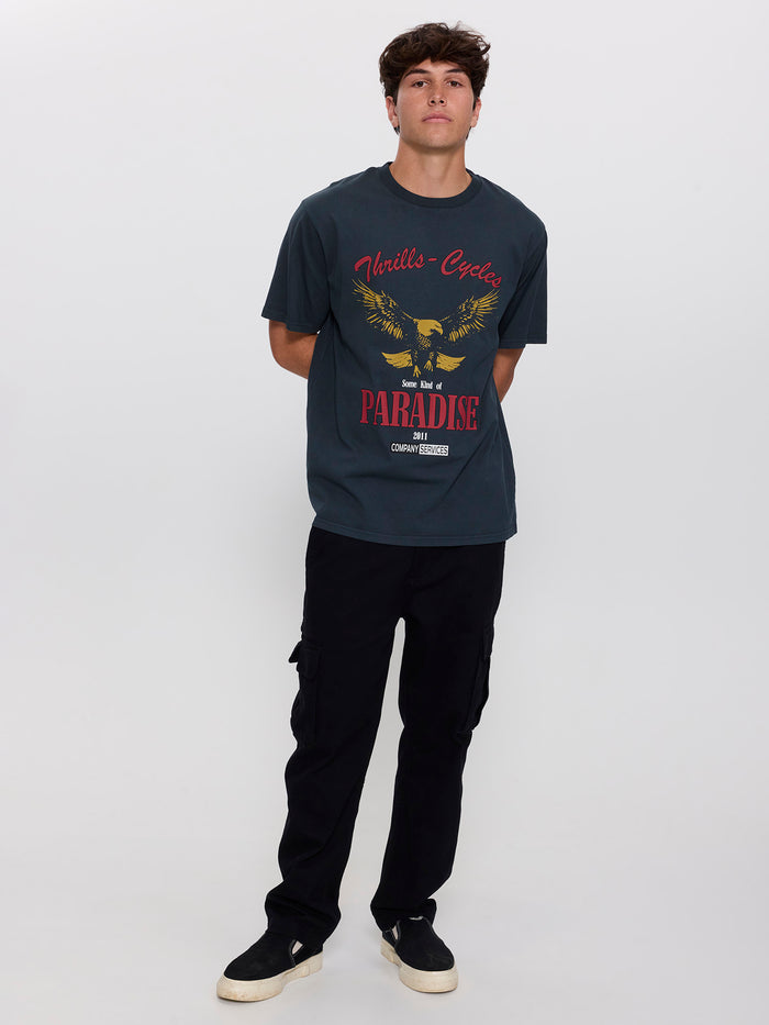 Get the Horns Merch Fit Tee - Petrol XS