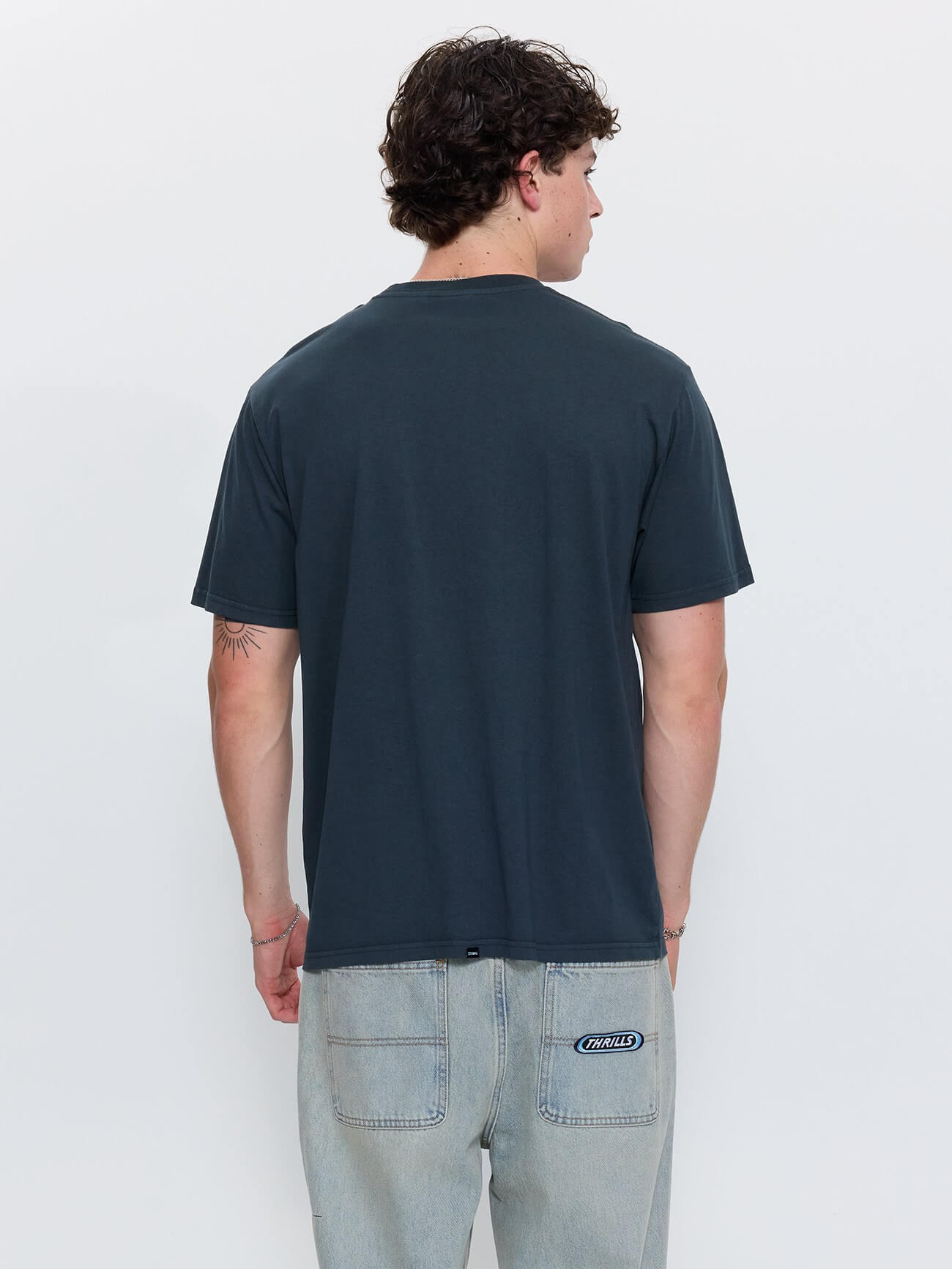 Get the Horns Merch Fit Tee - Petrol XS