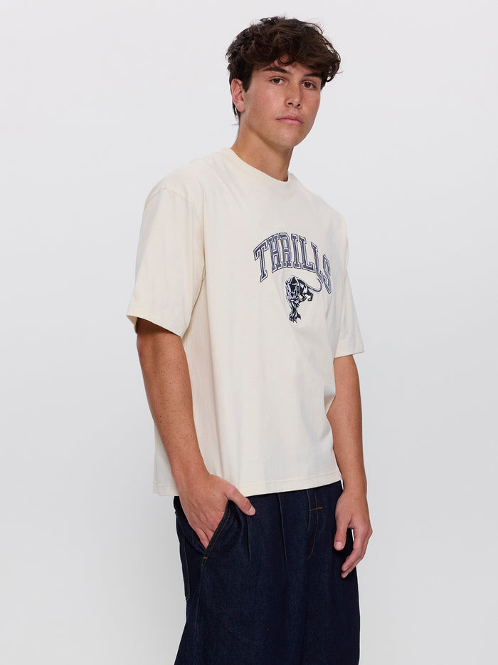Get The Horns Square Tee - Heritage White 4