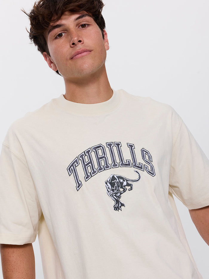 Get The Horns Square Tee - Heritage White 4