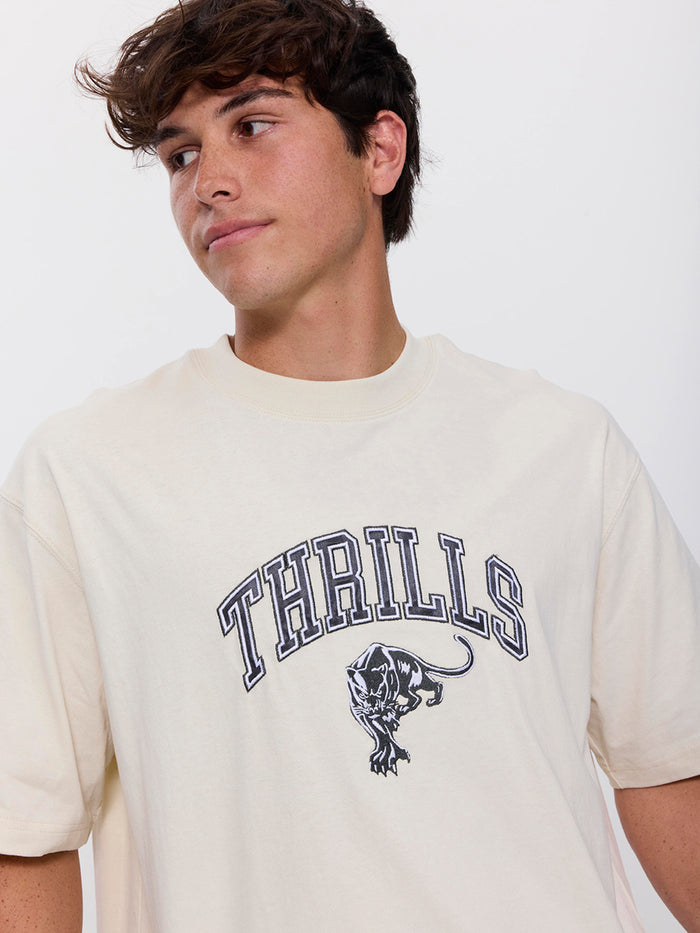 Get The Horns Square Tee - Heritage White 4