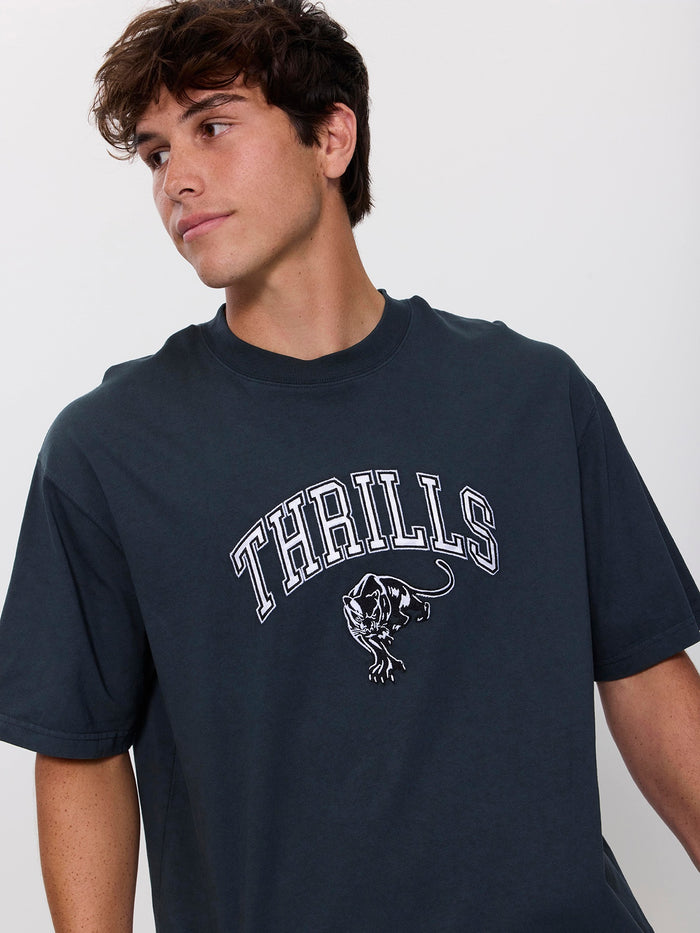 Eye of the Beholder Box Crop Tee - Petrol XS