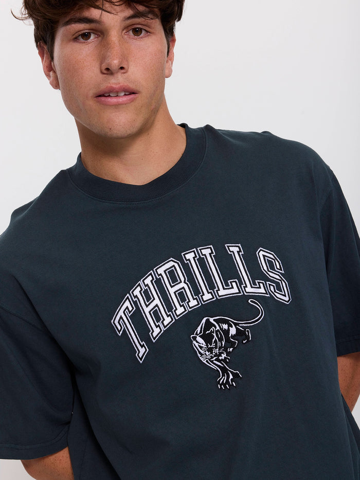 Eye of the Beholder Box Crop Tee - Petrol XS