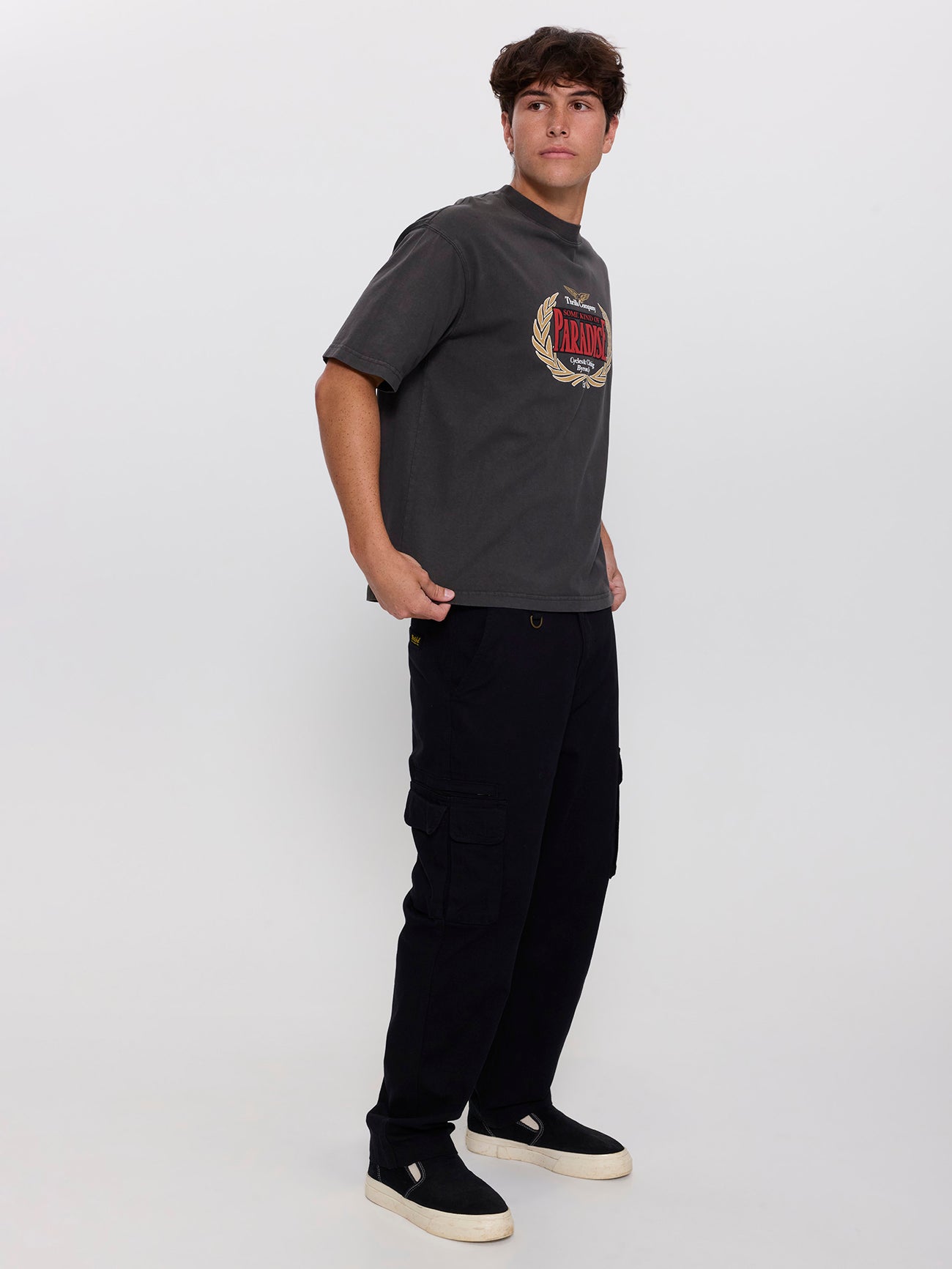 Never Mind the Rest Box Crop Tee - Dark Merch Black XS