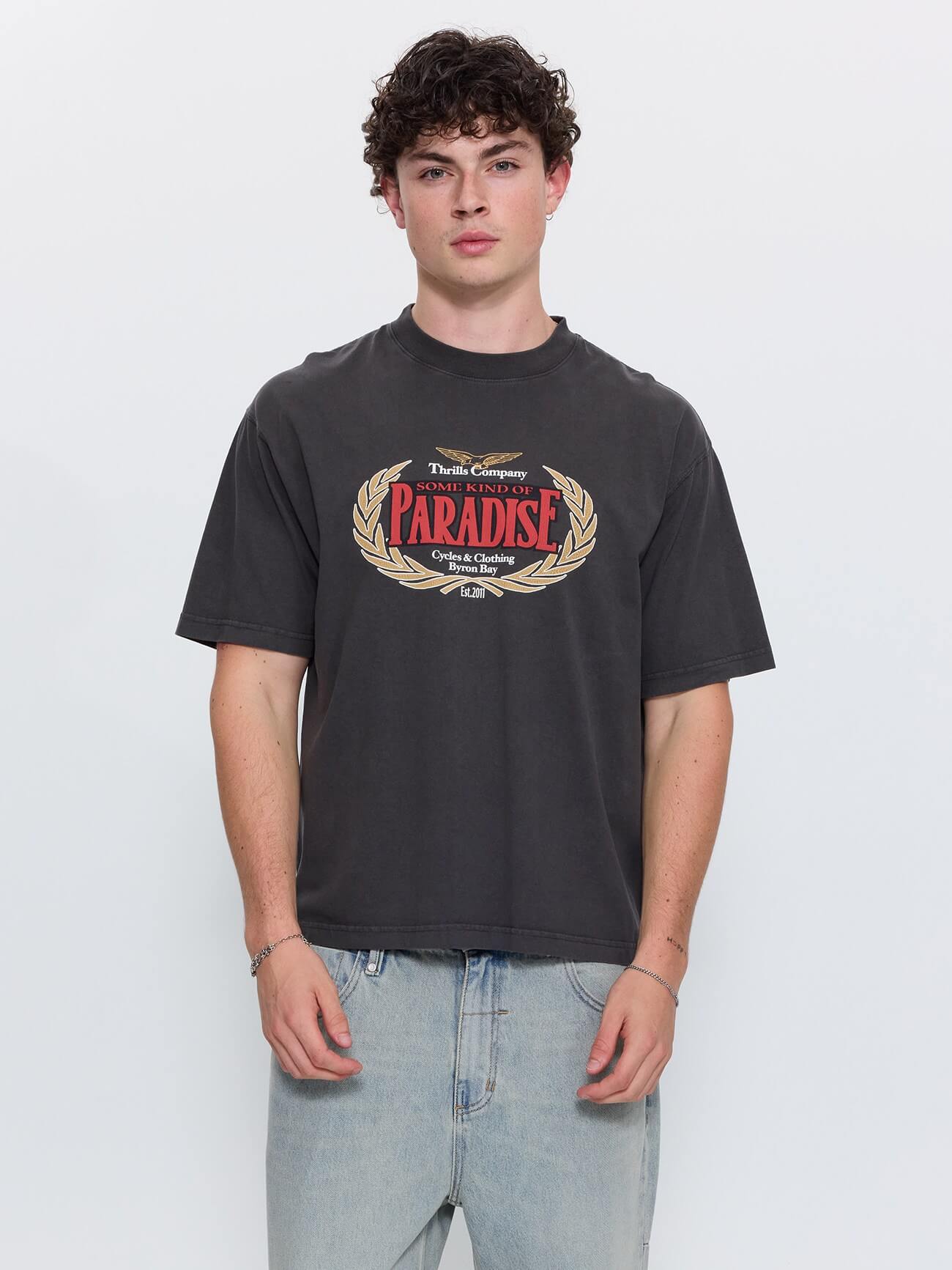 Never Mind the Rest Box Crop Tee - Dark Merch Black XS