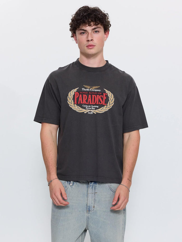 Never Mind the Rest Box Crop Tee - Dark Merch Black XS