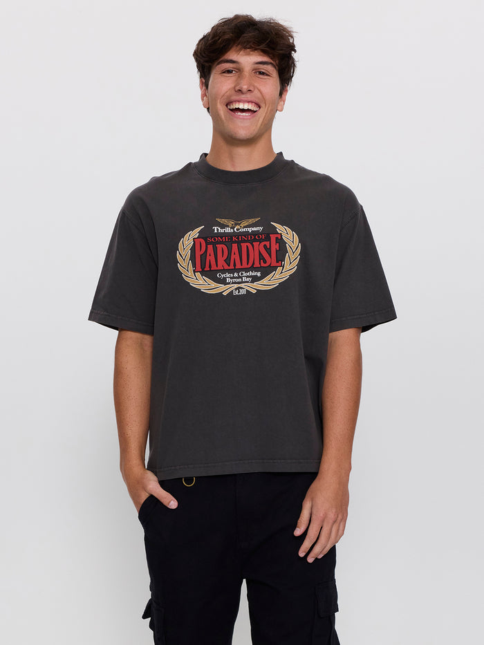 Never Mind the Rest Box Crop Tee - Dark Merch Black XS
