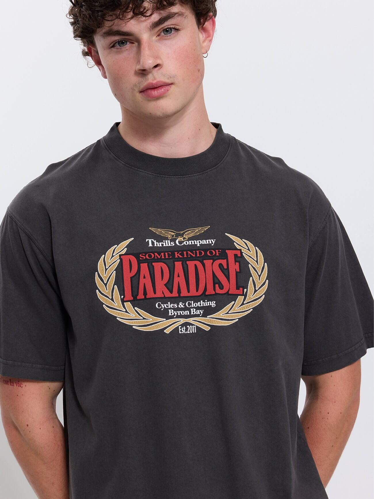Never Mind the Rest Box Crop Tee - Dark Merch Black XS