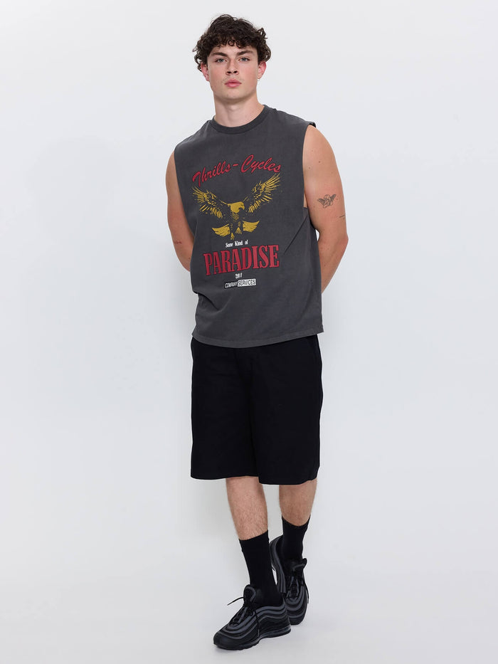 Get the Horns Merch Fit Muscle Tee - Merch Black XS