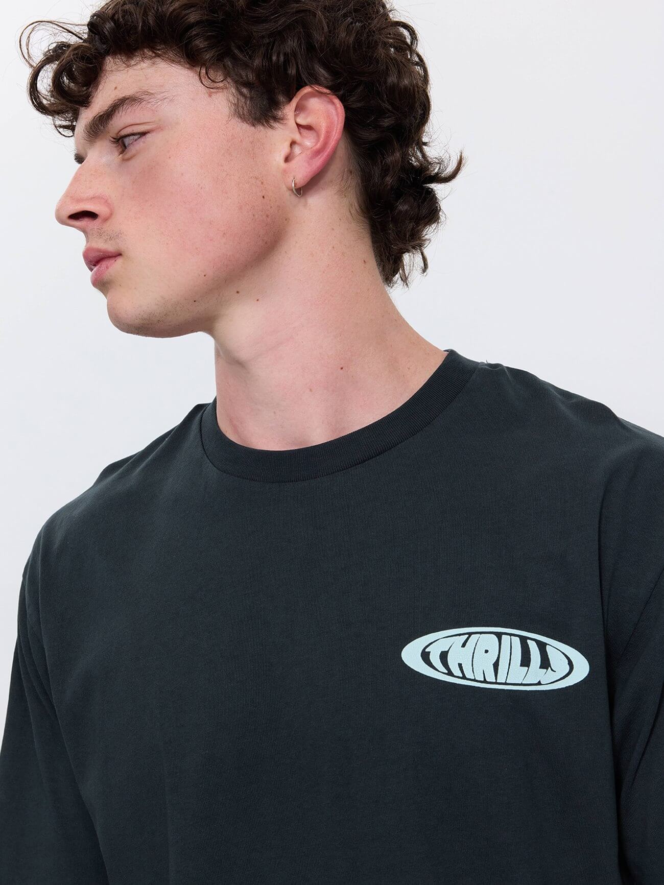 Shadowless Oversize Fit Tee - Carbon