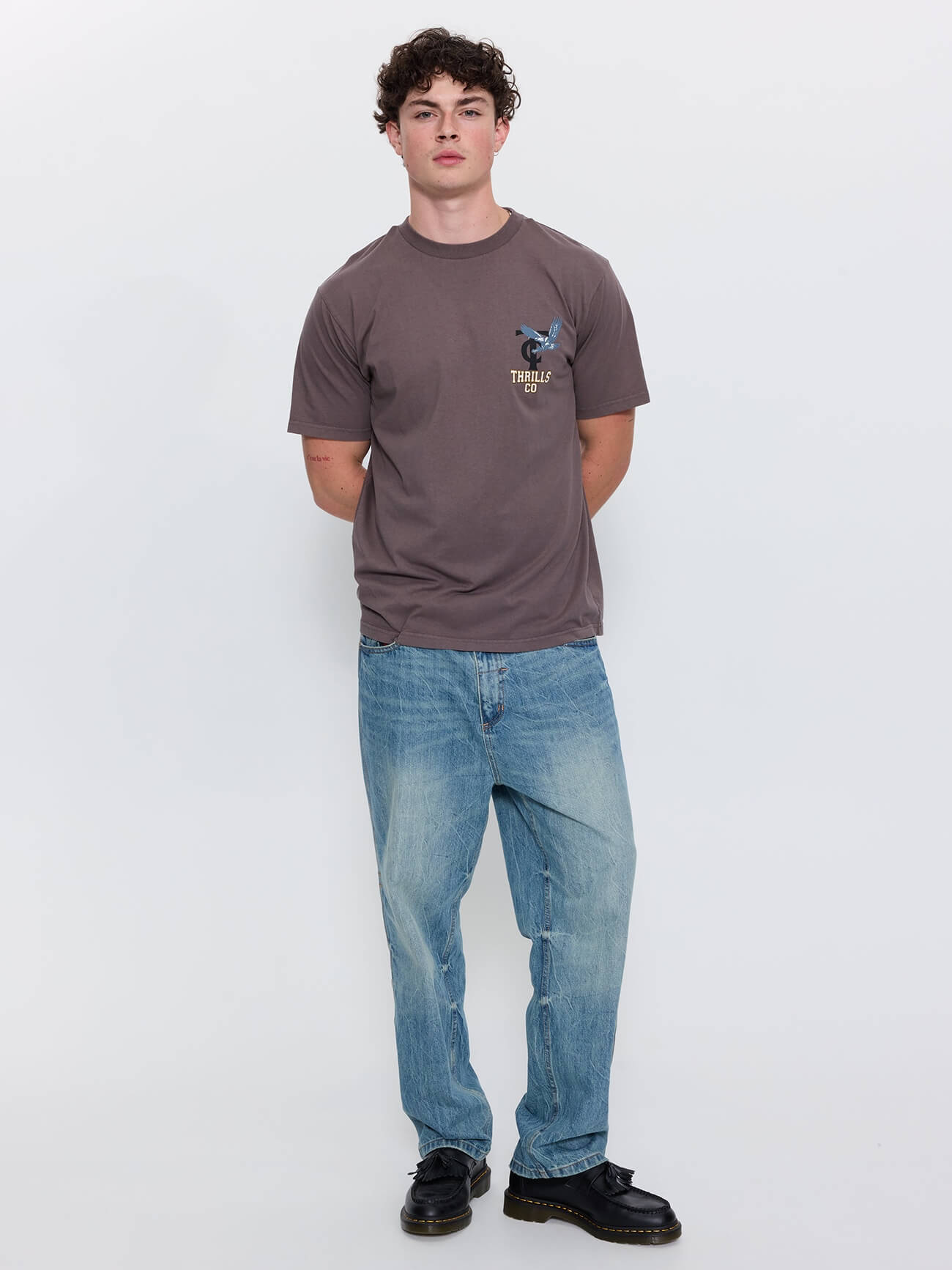 World of Wonder Merch Fit Tee - Clay Smoke XS