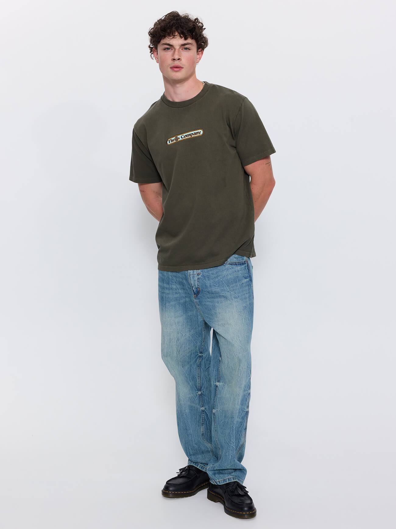Wonder World Embro Merch Fit Tee - Grape Leaf XS