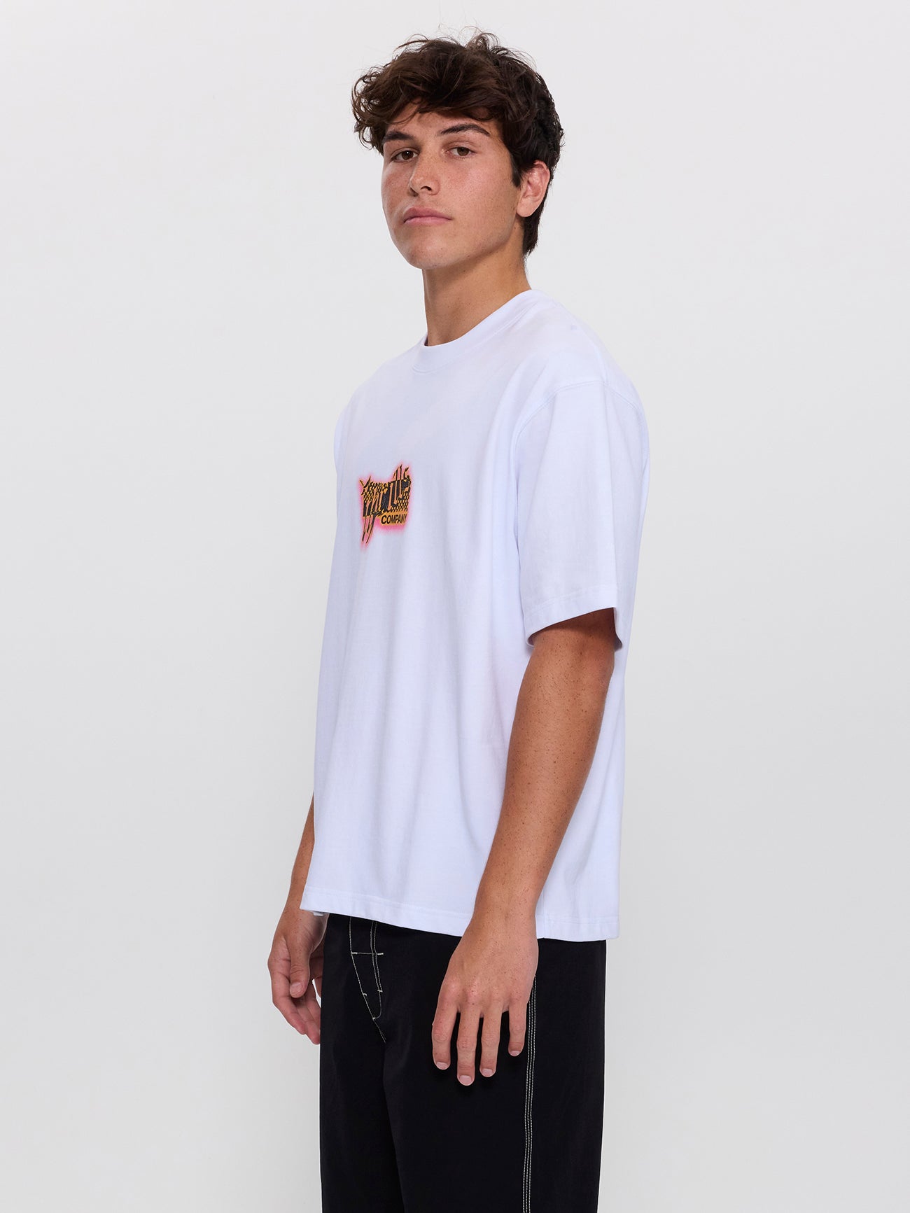 Can You Feel It Box Crop Tee - White XS