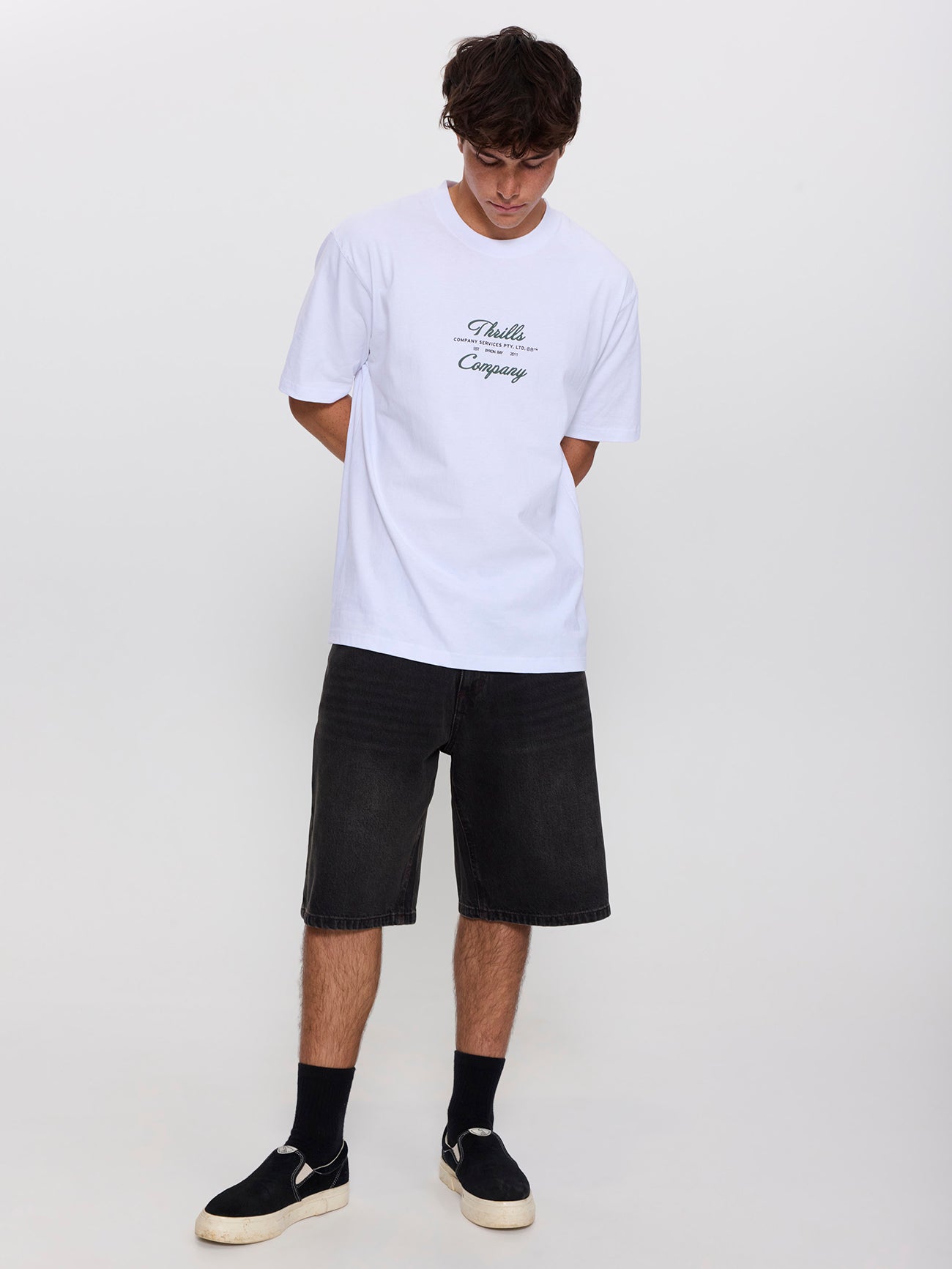 Visions Oversize Tee - White XS