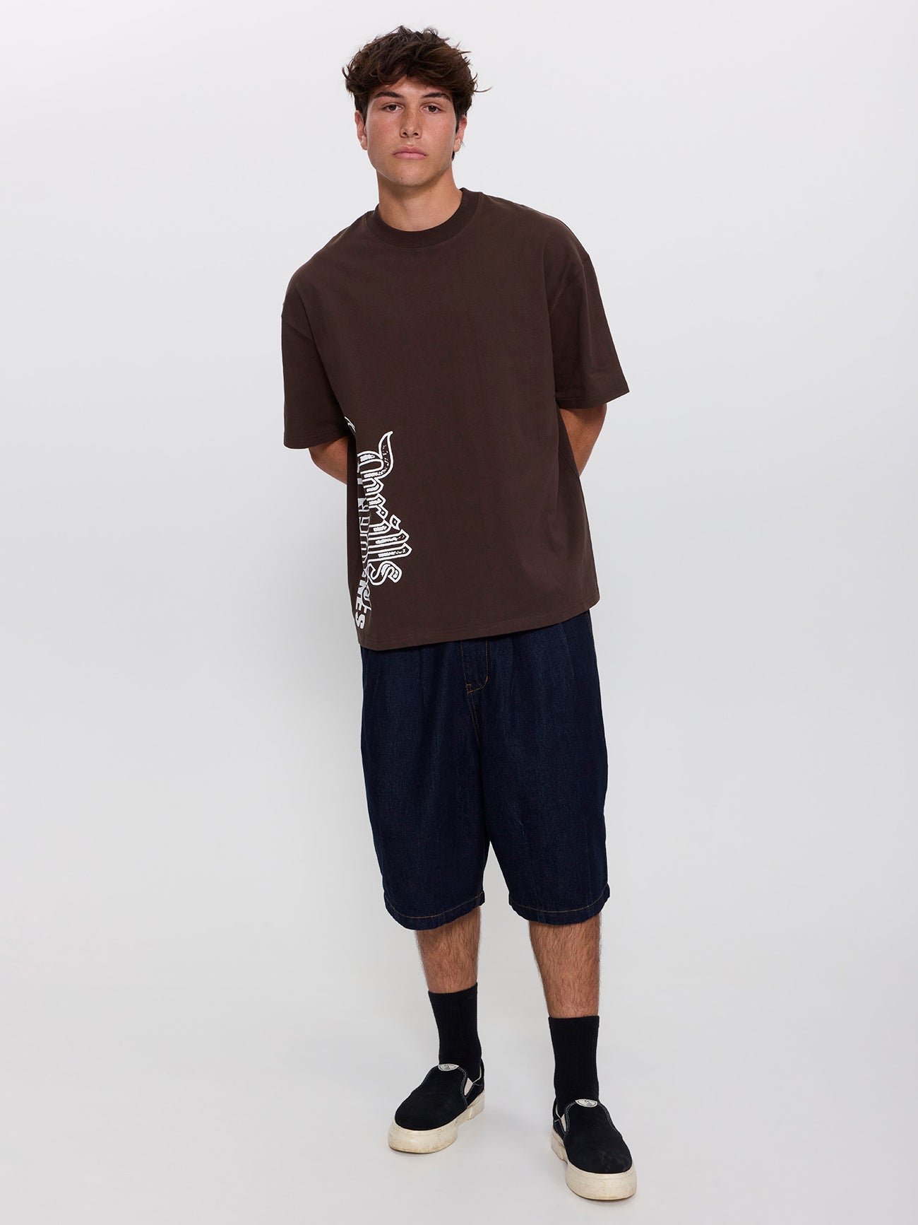 T.C.S.M. Box Fit Oversize Tee - Postal Brown XS