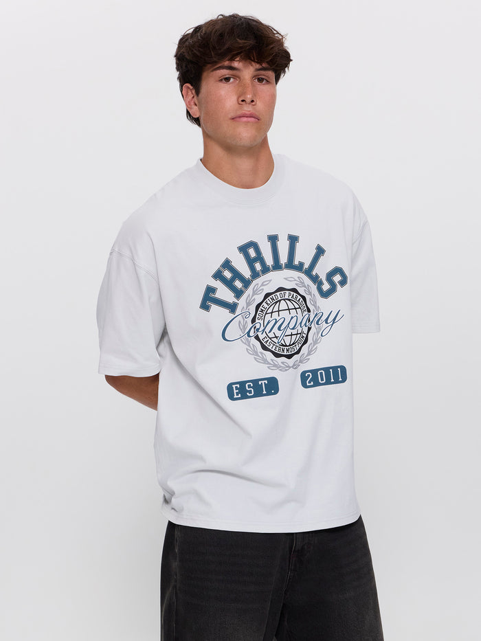 Best in the East Box Fit Oversize Tee - Cool Grey XS