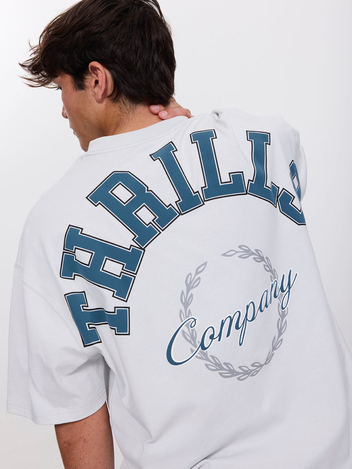 Best in the East Box Fit Oversize Tee - Cool Grey XS