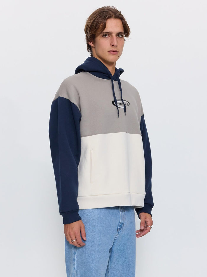 Odyssy Panel Slouch Pull On Cropped Hood - Fog XS
