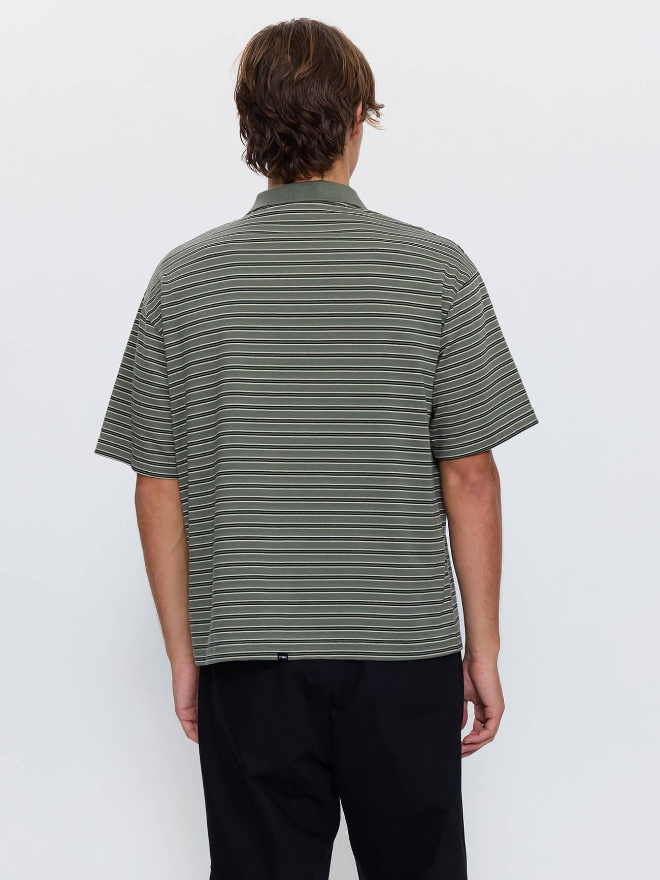 Built to Last Box Crop Polo - Beetle XS