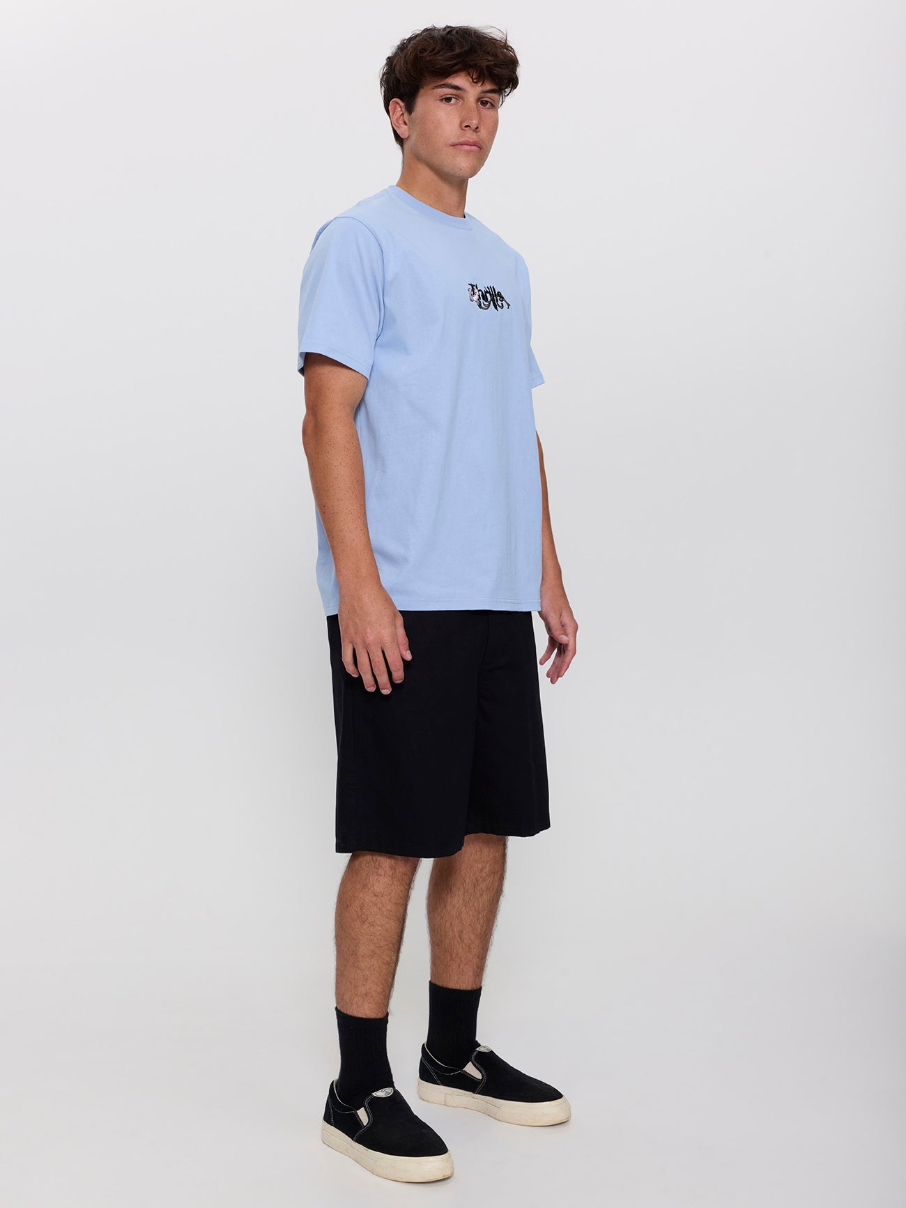 Stagger Check Short - Black 4