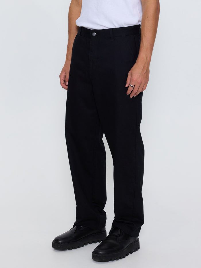 Mid Slacker Chino Pant - Black