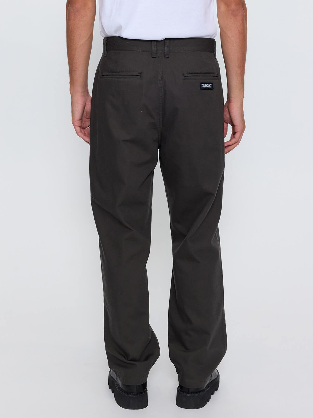 Mid Slacker Chino Pant - Oil Green 26
