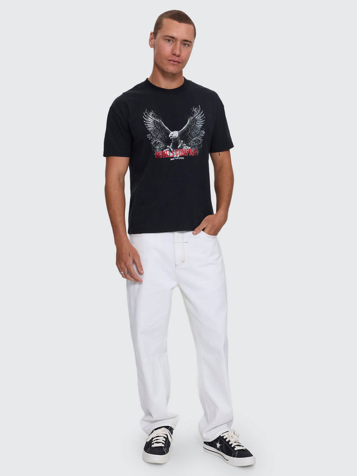 Slacker Relaxed Denim Jean - Vintage White 26
